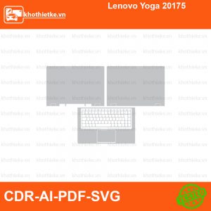 Lenovo Yoga 20175 File thiết kế Skin, Template Vector chuẩn cắt decal | KhoThiếtKế.vn