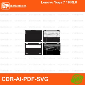 Lenovo Yoga 7 16IRL8 File thiết kế Skin, Template Vector chuẩn cắt decal | KhoThiếtKế.vn