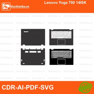 Lenovo Yoga 700 14ISK File thiết kế Skin, Template Vector chuẩn cắt decal | KhoThiếtKế.vn