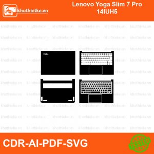 Lenovo Yoga Slim 7 Pro 14IUH5 File thiết kế Skin, Template Vector chuẩn cắt decal | KhoThiếtKế.vn