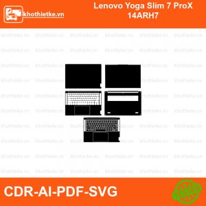 Lenovo Yoga Slim 7 ProX 14ARH7 File thiết kế Skin, Template Vector chuẩn cắt decal | KhoThiếtKế.vn