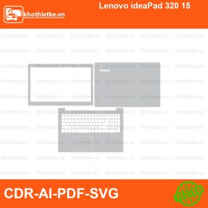 Lenovo ideaPad 320 15 File thiết kế Skin, Template Vector chuẩn cắt decal | KhoThiếtKế.vn