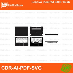 Lenovo ideaPad 330S 14ikb File thiết kế Skin, Template Vector chuẩn cắt decal | KhoThiếtKế.vn