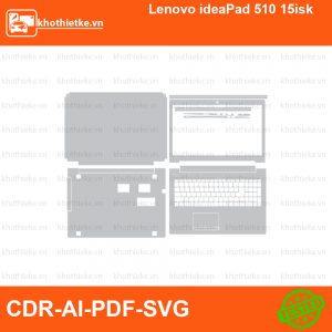 Lenovo ideaPad 510 15isk File thiết kế Skin, Template Vector chuẩn cắt decal | KhoThiếtKế.vn