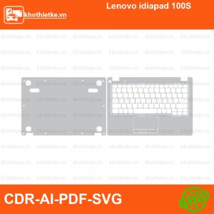Lenovo idiapad 100S File thiết kế Skin, Template Vector chuẩn cắt decal | KhoThiếtKế.vn