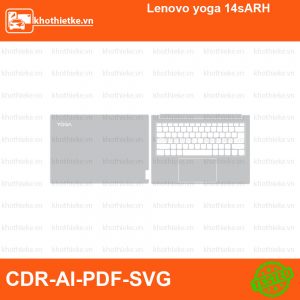 Lenovo yoga 14sARH File thiết kế Skin, Template Vector chuẩn cắt decal | KhoThiếtKế.vn