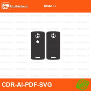 Moto C File thiết kế Skin, Template Vector chuẩn cắt decal | KhoThiếtKế.vn