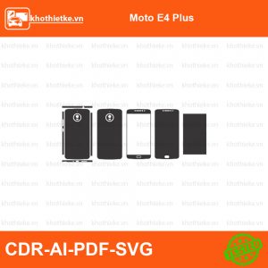 Moto E4 Plus File thiết kế Skin, Template Vector chuẩn cắt decal | KhoThiếtKế.vn