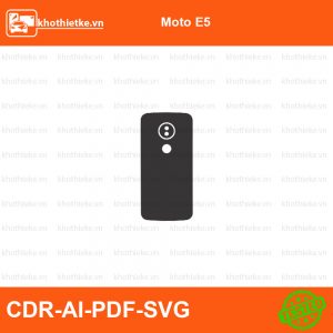 Moto E5 File thiết kế Skin, Template Vector chuẩn cắt decal | KhoThiếtKế.vn