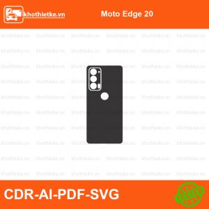 Moto Edge 20 File thiết kế Skin, Template Vector chuẩn cắt decal | KhoThiếtKế.vn