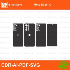 Moto Edge 30 File thiết kế Skin, Template Vector chuẩn cắt decal | KhoThiếtKế.vn