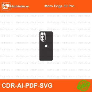 Moto Edge 30 Pro File thiết kế Skin, Template Vector chuẩn cắt decal | KhoThiếtKế.vn