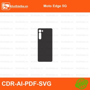 Moto Edge 5G File thiết kế Skin, Template Vector chuẩn cắt decal | KhoThiếtKế.vn