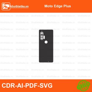 Moto Edge Plus File thiết kế Skin, Template Vector chuẩn cắt decal | KhoThiếtKế.vn