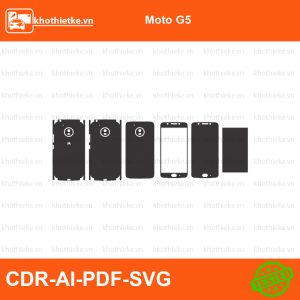 Moto G5 File thiết kế Skin, Template Vector chuẩn cắt decal | KhoThiếtKế.vn