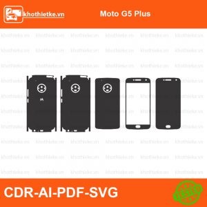 Moto G5 Plus File thiết kế Skin, Template Vector chuẩn cắt decal | KhoThiếtKế.vn