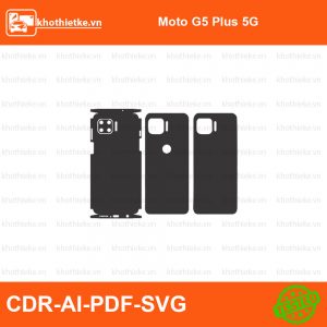 Moto G5 Plus 5G File thiết kế Skin, Template Vector chuẩn cắt decal | KhoThiếtKế.vn
