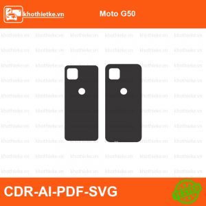 Moto G50 File thiết kế Skin, Template Vector chuẩn cắt decal | KhoThiếtKế.vn