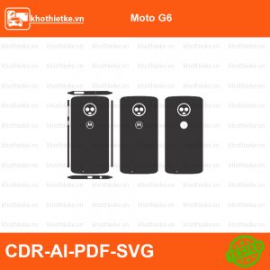 Moto G6 File thiết kế Skin, Template Vector chuẩn cắt decal | KhoThiếtKế.vn