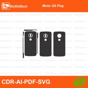 Moto G6 Play File thiết kế Skin, Template Vector chuẩn cắt decal | KhoThiếtKế.vn