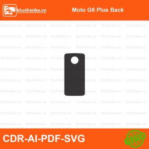 Moto G6 Plus Back File thiết kế Skin, Template Vector chuẩn cắt decal | KhoThiếtKế.vn