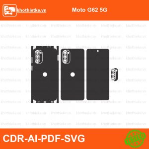Moto G62 5G File thiết kế Skin, Template Vector chuẩn cắt decal | KhoThiếtKế.vn