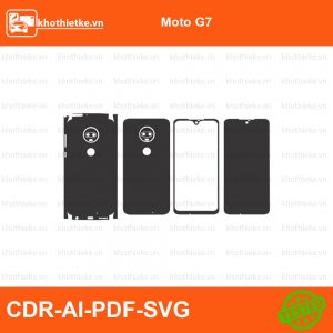 Moto G7 File thiết kế Skin, Template Vector chuẩn cắt decal | KhoThiếtKế.vn