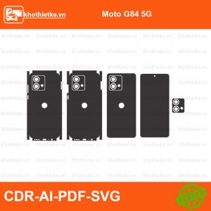 Moto G84 5G File thiết kế Skin, Template Vector chuẩn cắt decal | KhoThiếtKế.vn