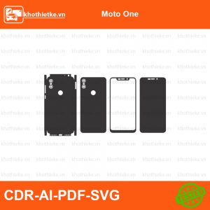 Moto One File thiết kế Skin, Template Vector chuẩn cắt decal | KhoThiếtKế.vn