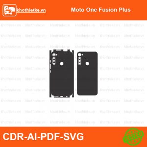 Moto One Fusion Plus File thiết kế Skin, Template Vector chuẩn cắt decal | KhoThiếtKế.vn