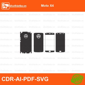 Moto X4 File thiết kế Skin, Template Vector chuẩn cắt decal | KhoThiếtKế.vn