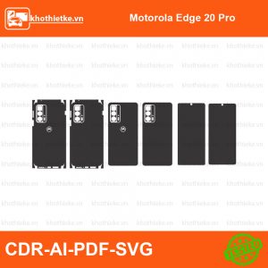 Motorola Edge 20 Pro File thiết kế Skin, Template Vector chuẩn cắt decal | KhoThiếtKế.vn