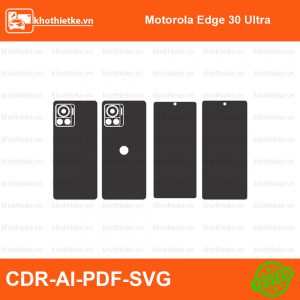 Motorola Edge 30 Ultra File thiết kế Skin, Template Vector chuẩn cắt decal | KhoThiếtKế.vn