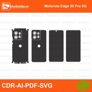 Motorola Edge 50 Pro 5G File thiết kế Skin, Template Vector chuẩn cắt decal | KhoThiếtKế.vn