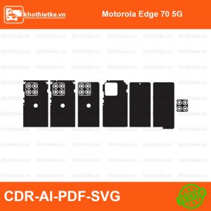 Motorola Edge 70 5G File thiết kế Skin, Template Vector chuẩn cắt decal | KhoThiếtKế.vn