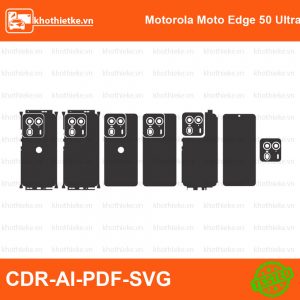 Motorola Moto Edge 50 Ultra 5G File thiết kế Skin, Template Vector chuẩn cắt decal | KhoThiếtKế.vn