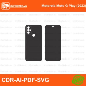 Motorola Moto G Play (2023) File thiết kế Skin, Template Vector chuẩn cắt decal | KhoThiếtKế.vn