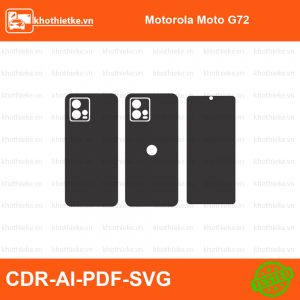 Motorola Moto G72 File thiết kế Skin, Template Vector chuẩn cắt decal | KhoThiếtKế.vn