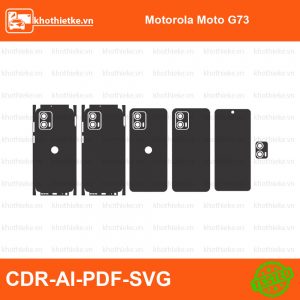 Motorola Moto G73 File thiết kế Skin, Template Vector chuẩn cắt decal | KhoThiếtKế.vn
