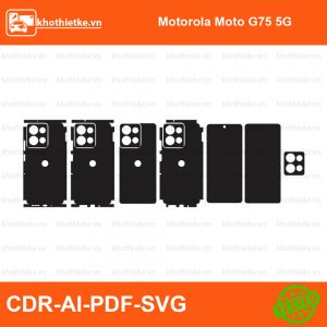 Motorola Moto G75 5G File thiết kế Skin, Template Vector chuẩn cắt decal | KhoThiếtKế.vn