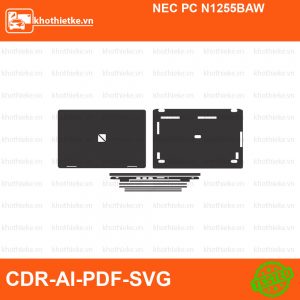 NEC PC N1255BAW File thiết kế Skin, Template Vector chuẩn cắt decal | KhoThiếtKế.vn