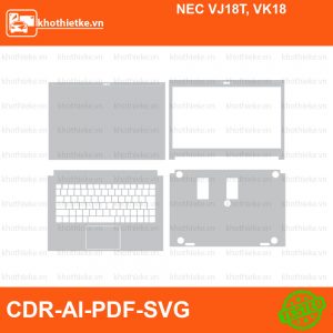 NEC VJ18T, VK18 File thiết kế Skin, Template Vector chuẩn cắt decal | KhoThiếtKế.vn
