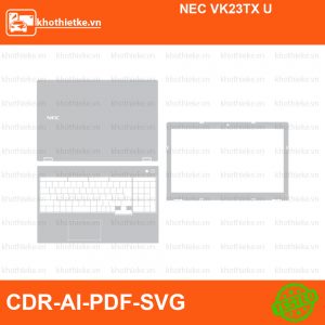 NEC VK23TX U File thiết kế Skin, Template Vector chuẩn cắt decal | KhoThiếtKế.vn