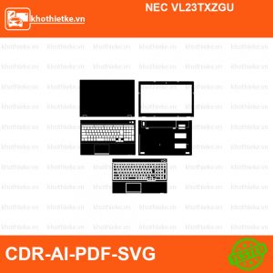 NEC VL23TXZGU File thiết kế Skin, Template Vector chuẩn cắt decal | KhoThiếtKế.vn
