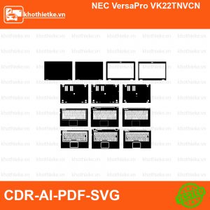 NEC VersaPro VK22TNVCN File thiết kế Skin, Template Vector chuẩn cắt decal | KhoThiếtKế.vn