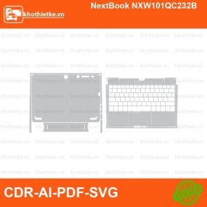NextBook NXW101QC232B File thiết kế Skin, Template Vector chuẩn cắt decal | KhoThiếtKế.vn