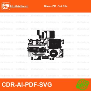 Olympus Pen F File thiết kế Skin máy ảnh & Lens, Template Vector chuẩn cắt decal | KhoThiếtKế.vn