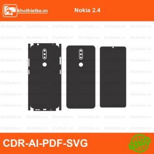 Nokia 2.4 File thiết kế Skin, Template Vector chuẩn cắt decal | KhoThiếtKế.vn