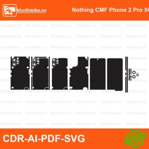 Nothing CMF Phone 2 Pro 5G File thiết kế Skin, Template Vector chuẩn cắt decal | KhoThiếtKế.vn