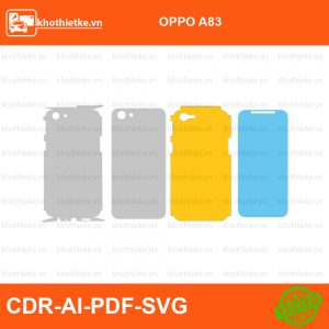 OPPO A83 File thiết kế Skin, Template Vector chuẩn cắt decal | KhoThiếtKế.vn